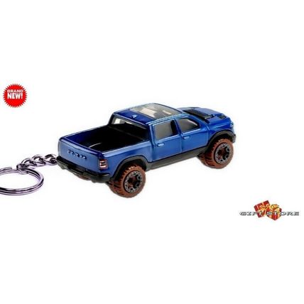 RARE KEYCHAIN BLUE DODGE RAM 1500 LIFTED TRUCK CUSTOM Ltd Ed. GREAT GIFT