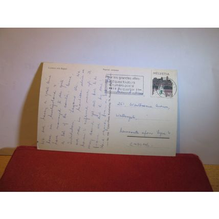 LUZERN MIT ALPEN, SWITZERLAND used postcard Lucerne 1967 pm =