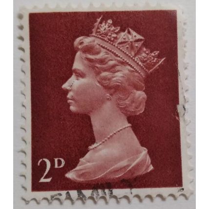 GB 1967 2d brown used SG726