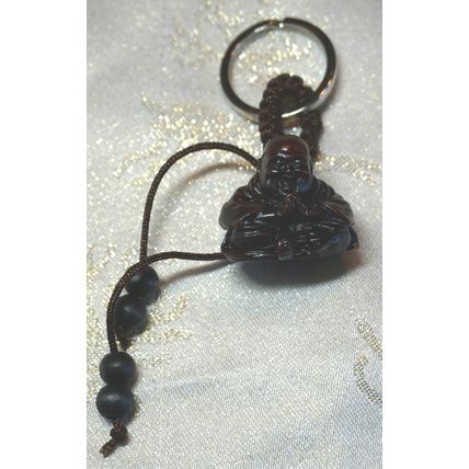 Lucky Buddha Charm Key Rings Luck Wealth Health Prosperity Love Career Feng Shui