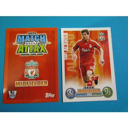 Xabi Alonso - Liverpool - Match Attax 2007/08 Football Card