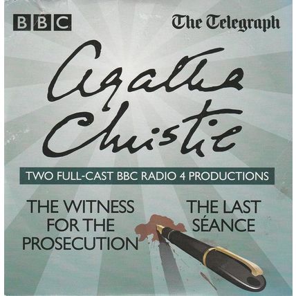 Agatha Christie : The Witness for the Prosecution & The Last Seance-promo CD ~