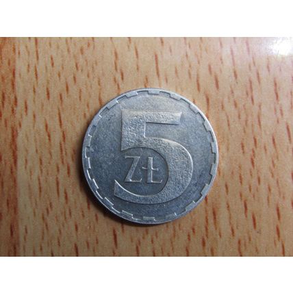 Poland 1990 5 Zlotych Coin