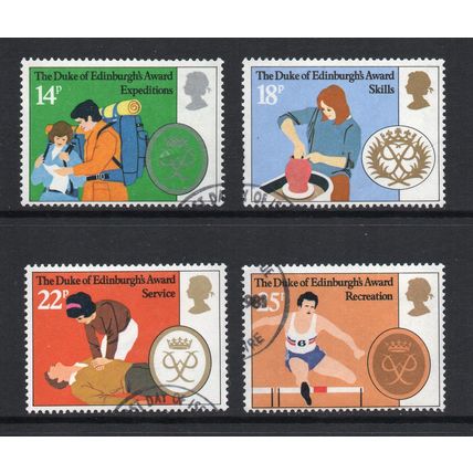 Elizabeth II - 1981 - Duke of Edinburgh's Award (sg1162-1165) Used Set