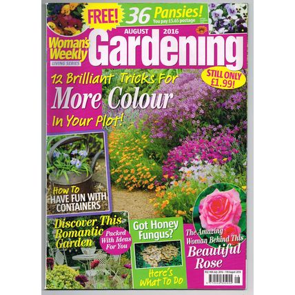 Woman's Weekly Gardening Magazine August 2016 Living Series