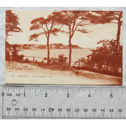 vintage postcard Dinard, La Vicomite