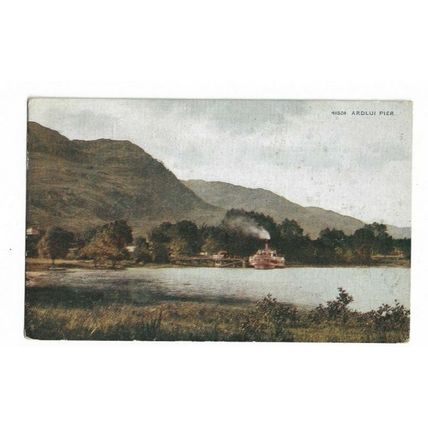 Ardlui Pier, Postcard.
