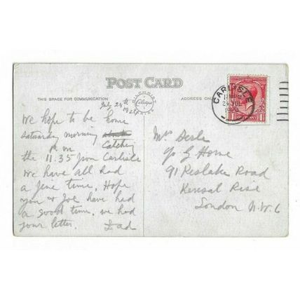 Ardlui Pier, Postcard.