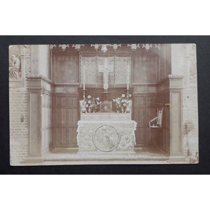 St Bartholomew's Church Lady Altar - BRIGHTON, Sussex postcard