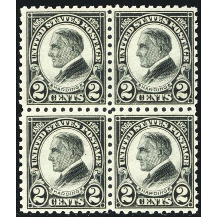612, Mint F-VF NH 2¢ Block of 4 Stamps - SCV $130 .. Stuart Katz