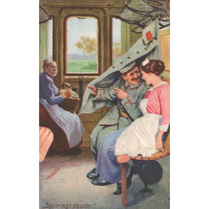 Volkerkrieg 1914 1915 Wieder Daheim German WW1 Postcard