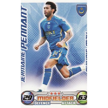 Match Attax Extra 2008/2009 Jermaine Pennant New Signing Portsmouth