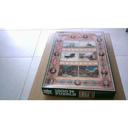 TRIUMPHS OF STEAM AND ELECTRICITY Jigsaw Puzzle (1500 Piece) W H Smith.