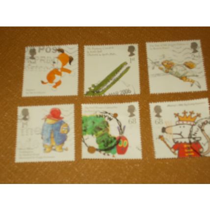 2006 PART SET OF 6 ANIMAL TALES STAMPS USED