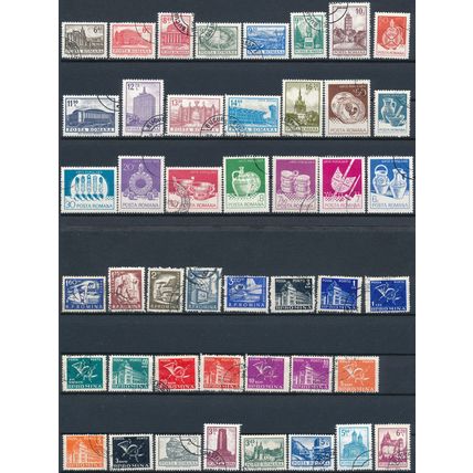 737 Stamp Selection - Romania - Used Hinged & Cancelled to Order