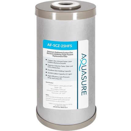 Fortitude V2 Series Sediment/Carbon/Zinc Bacteria Inhibiting Triple Purpose Repl
