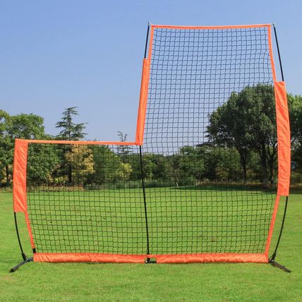 MR Portable Baseball L-Screen 7X7Ft, Lightweight Pitcher Protector Screen, Baseb