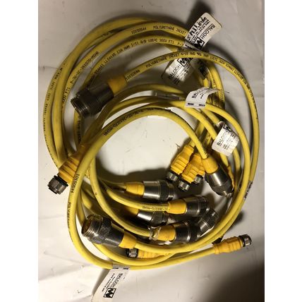 new BALOGH ROBOTIC/MACHINE CABLE ASSEMBLY CORDSET PWR 24/EXT/0.5M,10150544,EX