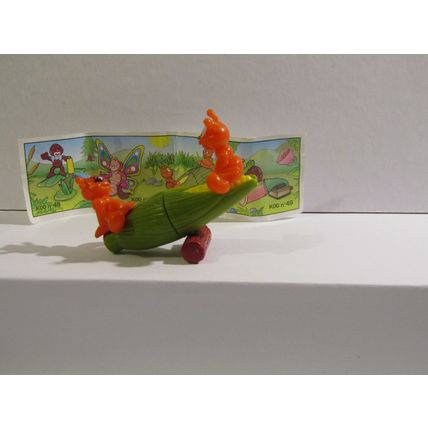 Kinder Surprise Toy 2000 K00 n46 Corn Seesaw - With Insert