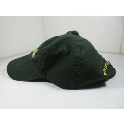 Cabela's Logo Green Baseball Cap Strapback Hat World's Foremost Outfitter