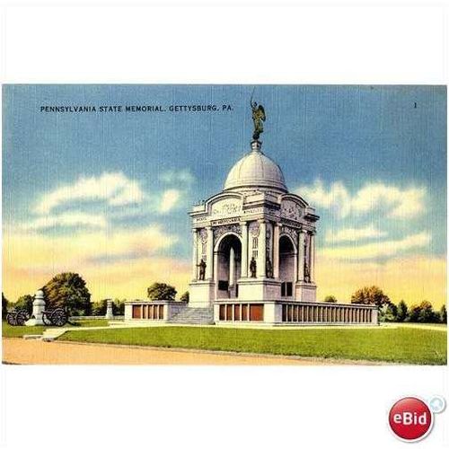 1940's Pennsylvania State Memorial, Gettysburg