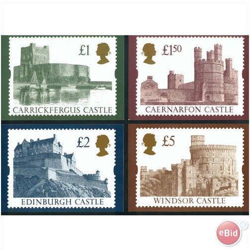 GB PHQ 1992 - Castles £1 - £1.50 - £2 - £5