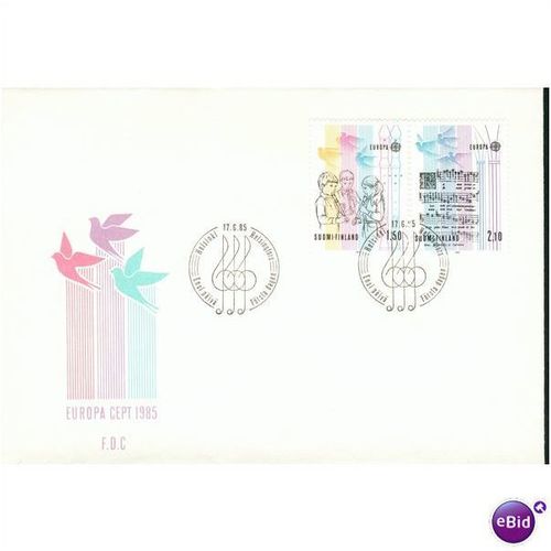 Finland FDC 1985 - SG 1083-1084 - Europa CEPT - Music Year