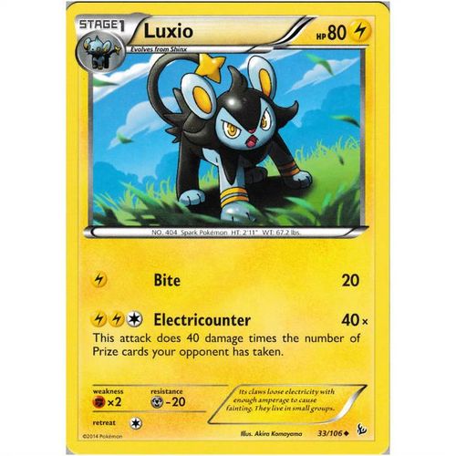 Pokemon XY Flashfire - #33/106 - Luxio