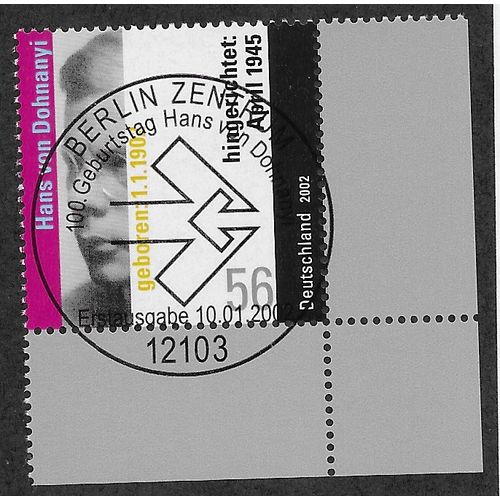 GER 2002 56c 'HANS VON DOHNANYL' FINE USED (EBID 59-455)