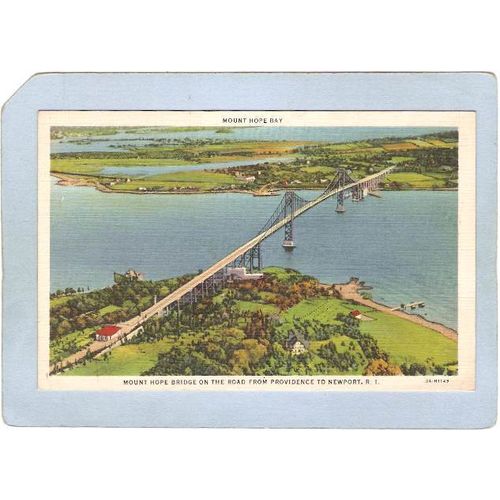 Rhode Island Bristol Portsmouth Mt Hope Bridge Mount Hope Bay~720