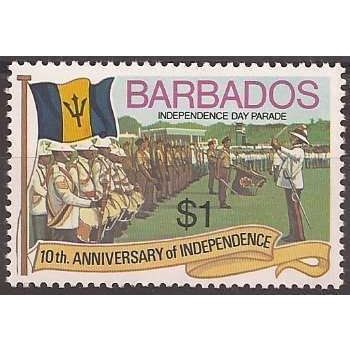 Barbados 1976 Independence $1 Unmounted Mint MNH SG 572 Sc 451 stamp parade