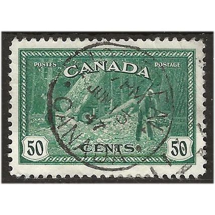 Canada 1945 SG405 50c Green Peace Issue Fine Used . .. .
