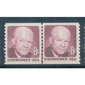 1402 8c Dwight Eisenhower Almost Very Fine MNH CLP R0260