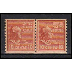847 10c John Tyler Fine MNH CLP PA0061