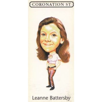 Leanne Battersby Coronation Street Unique Tiny Miniature Collectors Card