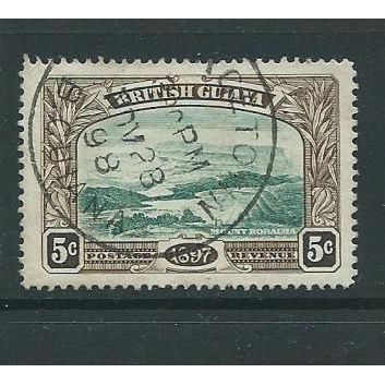 british guiana stamps sg219 sg 219 used jubilee used