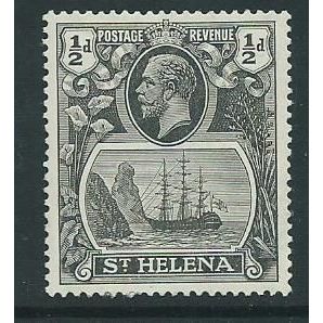 st.helena stamps george v sg97 sg 97 hm