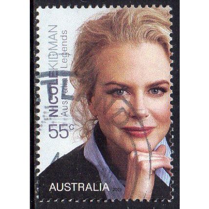 Australia 2009 Aust Legends of Film - Nicole Kidman 55c Sheet Used