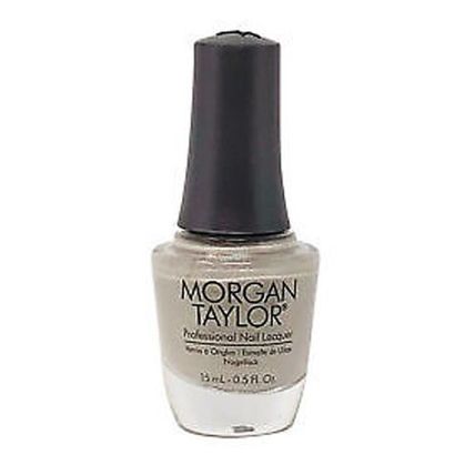Scene Queen Morgan Taylor Nail Polish .5 oz 15 ml Soft Concrete Shimmer*