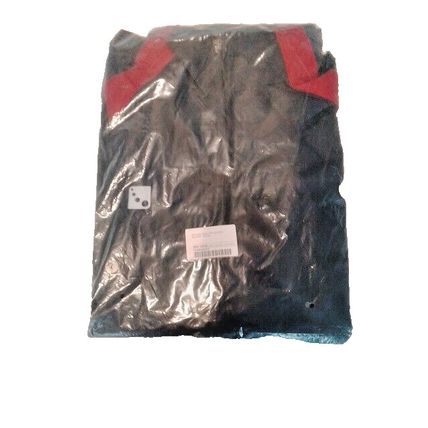 Barrington Sports Training Jacket Navy Blue/Red XL Zip Fold away hood