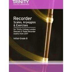 Recorder Scales, Arpeggios & Exercises Initial Grade to Grade 8 from 2017