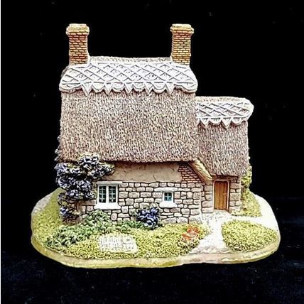 Lilliput Lane Ploughmans Cottage Thatched Collectable Vintage Ornament