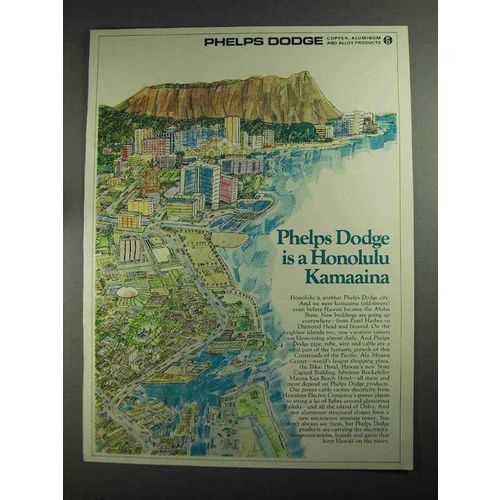 1968 Phelps Dodge Ad - A Honolulu Kamaaina