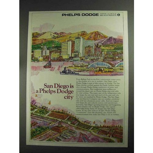 1968 Phelps Dodge Ad - San Diego
