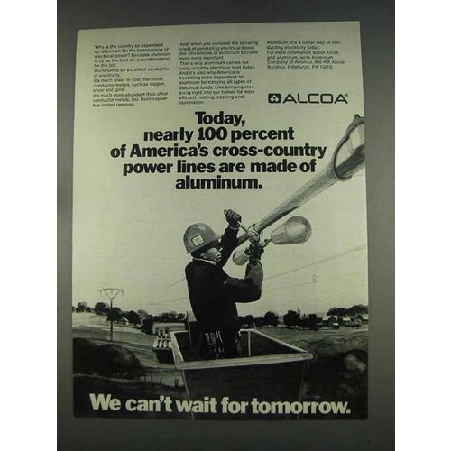 1977 Alcoa Aluminum Ad - Cross-Country Power Lines