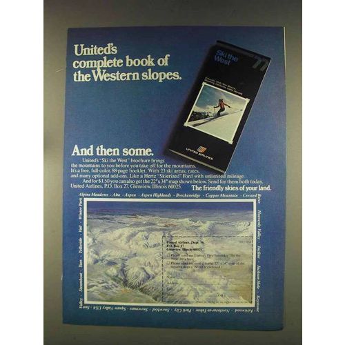 1976 United Airlines Ad - Book of Western Slopes