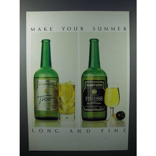 1984 Harvey's Tico & Finesse Sherry Ad