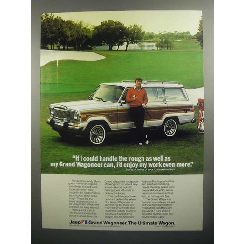 1984 Jeep Grand Wagoneer Ad - Andy Bean
