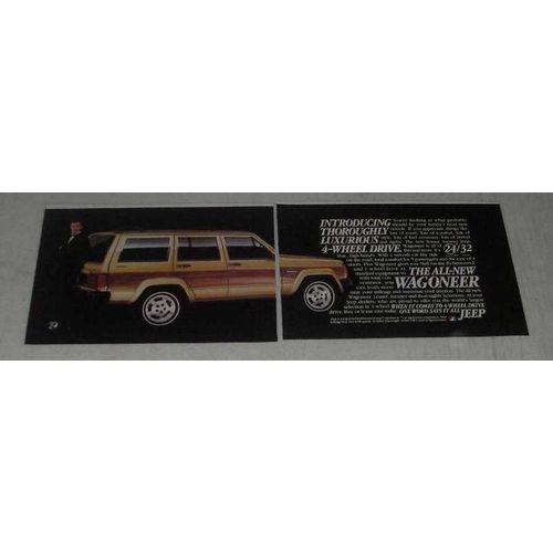1984 Jeep Wagoneer Ad - Thoroughly Luxurious