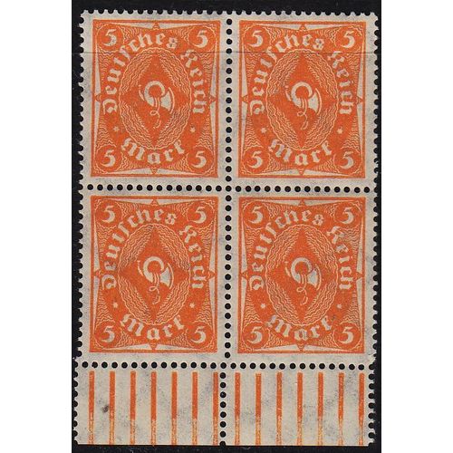 GERMANY REICH [1922] MiNr 0227 a ( **/mnh ) [01] 4er